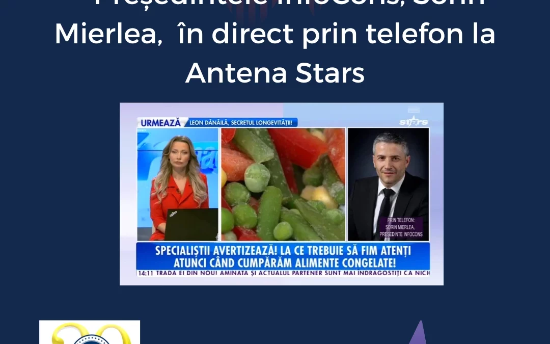 Președintele InfoCons, Sorin Mierlea, în direct prin telefon la Antena Stars