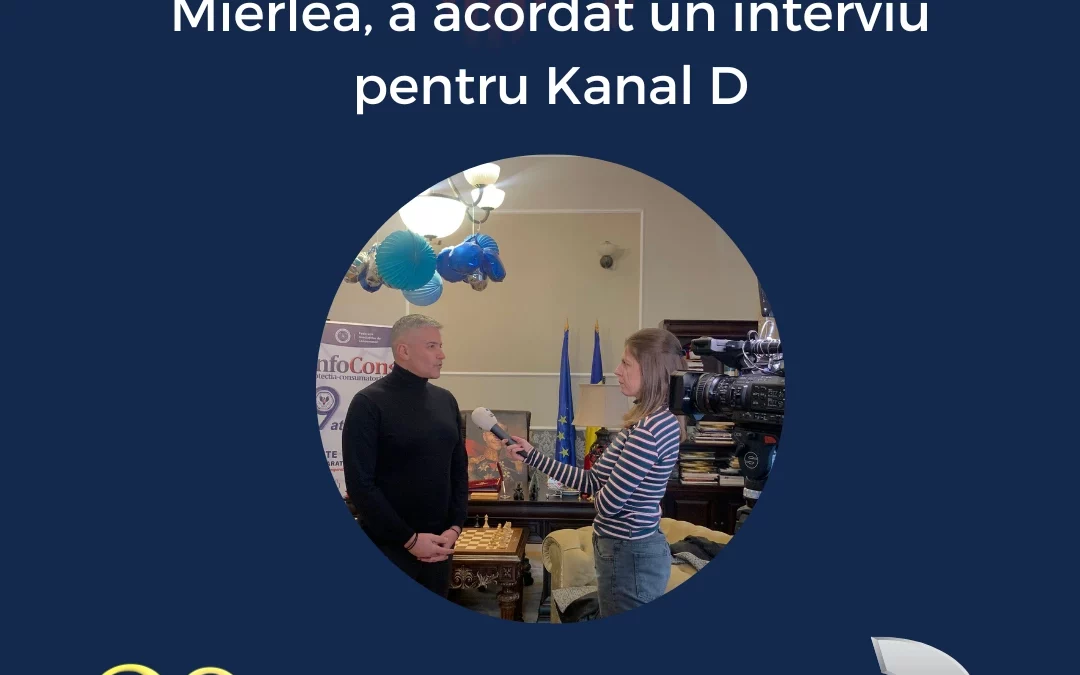 Președintele InfoCons, Sorin Mierlea, a acordat un interviu pentru Kanal D