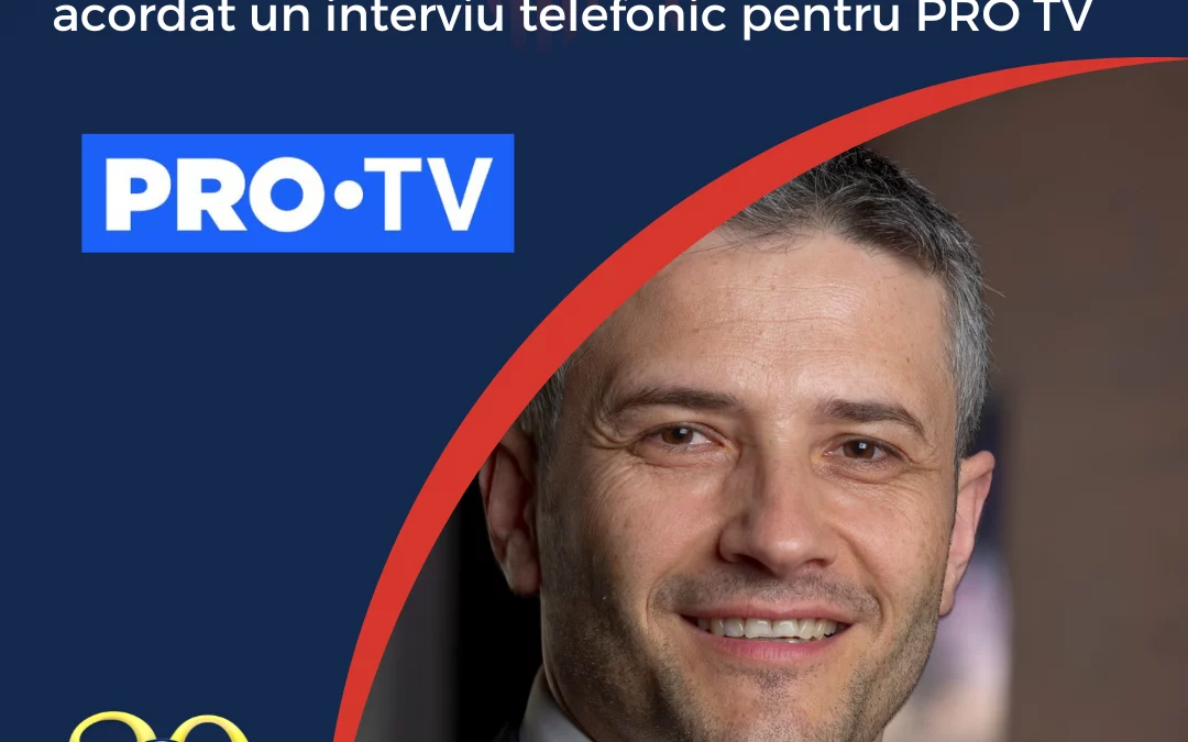 Președintele InfoCons, Sorin Mierlea, a acordat un interviu pentru Pro TV